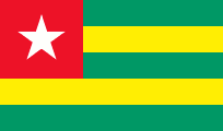 Drapeau Togo